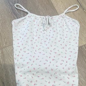 Cute floral tank top